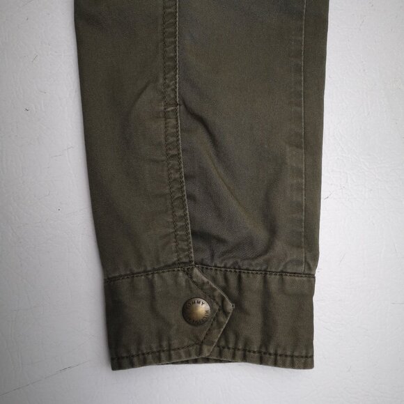 Tommy Hilfiger Ladies Size XS Army Green Zipper & Snap Closure Casual Jacket - Picture 7 of 15